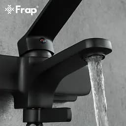 Змішувач для ванни Frap F3262 чорний матовий - мініатюра 4