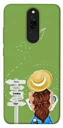 Чохол Demsky Travel girl для Xiaomi Redmi 8