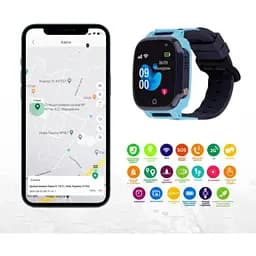 Smart Watch AmiGo GO008 MILKY GPS Wi-Fi Blue UA UCRF - мініатюра 6
