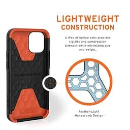 Оригінальний чохол UAG Civilian для iPhone 12 Mini на айфон 12 Міні (5.4") Black 11234D114040 - мініатюра 5