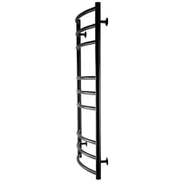 Рушникосушарка UNIO LDE W 1000-500-9 BLK Драбинка Дуга Еліт чорна (21552) - мініатюра 3