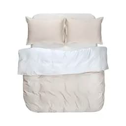 Постельное белье сатин premium 300ТС Lotus Home - Florida бежевый евро