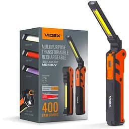 Портативний багатофункціональний ліхтарик Videx VLF-M044UV 400 Lm 4000 K (VLF-M044UV) - мініатюра 2