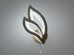 Світильник настінний LED Diasha 2455/1G, 17W, золотий, сучасний стиль для вітальні, коридору, кухні, офісу, кафе - мініатюра 2