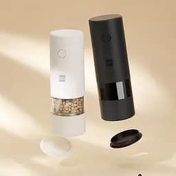 Подрібнювач солі та перцю HuoHou Electric Grinder Black (HU0141) [52440] - мініатюра 5