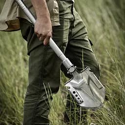 Лопата Naturehike Multifunctional outdoor shovel NH20GJ002, сріблястий - мініатюра 7
