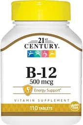 Вітаміни та мінерали 21st Century Vitamin B12 500 mcg, 110 таблеток