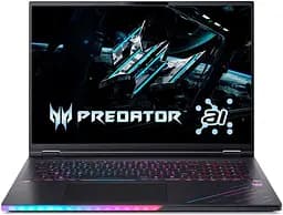 Ноутбук Acer 18 Predator Helios 18 PH18-73 WQUXGA IPS/U9-275HX/64GB/2TB/RTX 5090 24GB/Linux/Black (NH.QVXEU.003)
