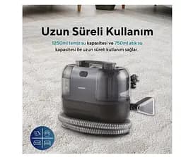 Пилосос Kumtel HCC-02 миючий з аквафільтром Black - мініатюра 3