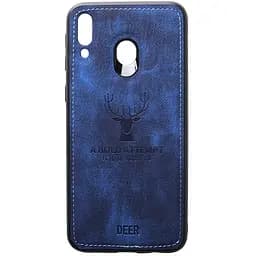 Чохол-накладка Toto Deer Shell With Leather Effect Case Samsung Galaxy M20 Dark Blue