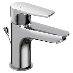 Змішувач для умивальника Cersanit Vero S951-145 з донним клапаном Хром 30412