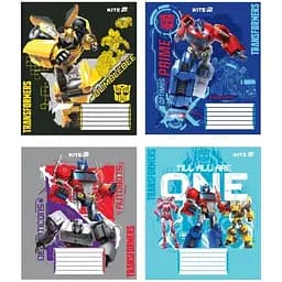 Зошит учнівський "Transformers" Kite TF25-235 12 аркушів1 шт. в асортименті