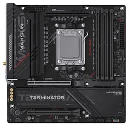 Материнська плата Maxsun Terminator B850M PRO DARK WIFI (MS-Terminator B850M PRO DARK WIFI) (Socket AM5, AMD B850, Micro-ATX)