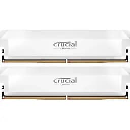 Память для настольных компьютеров Crucial 32 ГБ (2x16 ГБ) DDR5 6000 МГц Pro Overclocking White (CP2K16G60C36U5W)