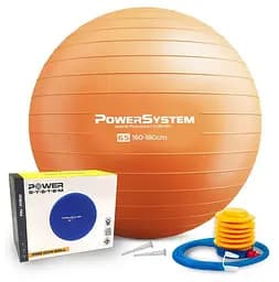 М'яч для фітнесу (фітбол) Power System PS-4012 Ø65 cm PRO Gymball Orange (PS-4012_65cm_Orange)