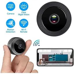 Камера відеоспостереження Pix-Link бездротова A9 720P/1MP шпигунська IP міні Wi-Fi камера Black (18655) - мініатюра 5