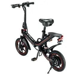 Електровелосипед OUXI V5, 400Вт, 48V, макс. швидкість 25 км/год, запас ходу 70 км, складаний, чорний - мініатюра 3