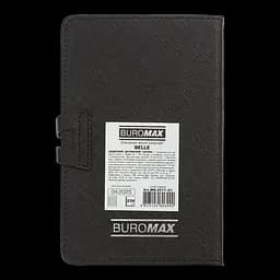 Щоденник датований Buromax Belle 2026 A6 штучна шкіра/поролон чорний (BM.2577-01) - мініатюра 3