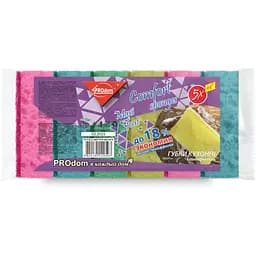 Губка кухонная Prodom Comfort Sponges 5+1 шт. 