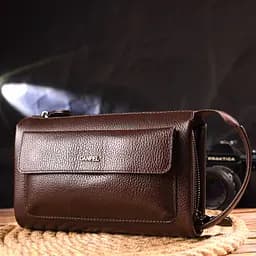 Чоловічий шкіряний клатч Canpellini 23х14,5х5,5 см sum0022438 - мініатюра 7