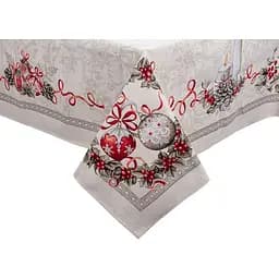 Скатертина новорічна Lefard Home Textile Kris lurex гобеленова 240х140 см (732-310) - мініатюра 3