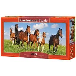Пазл Castorland puzzle Лошади, 600 эл. (панорама) (B-060351)