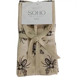 Набор кухонных полотенец Soho Bee 40х40 см 4 шт.