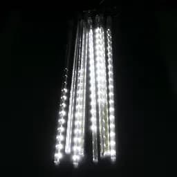 Новорічна гірлянда Метеоритний дощ 288LED 3.1 м біла гірлянда на вікна гірлянда бахрома - мініатюра 4