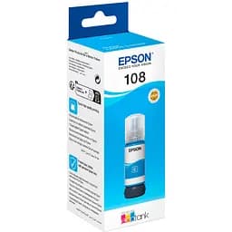 Контейнер з чорнилом Epson 108 EcoTank L8050/L18050 синій (C13T09C24A)