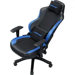 Крісло ігрове Anda Seat Luna Color Size L Black/Blue PVC - мініатюра 3