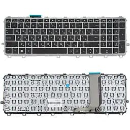 Клавіатура для ноутбука HP (Envy: 15-J, 15T-J, 15Z-J, 17-J, 17T-J series) rus, silver