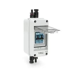 Вимикач навантаження постійного струму для сонячних систем HT-3D 2P 32A 550V MC4 підключення верх-низ