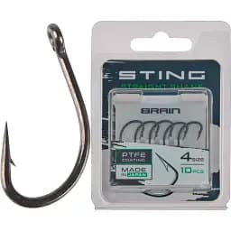 Крючок Brain Sting Straight Shank #4 (10 шт/уп)