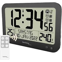 Часы настенные Technoline WS8026 Black (WS8026)