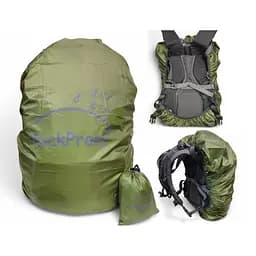 чохол для рюкзака 60 л PackProof зі стропою олива - мініатюра 2