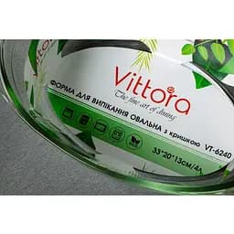 Форма для випікання Vittora VT-6240 овальна з кришкою 4 л 33x20x13 см (103528) - мініатюра 3