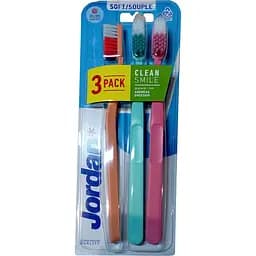 Зубна щітка Jordan Clean Smile м'яка 3 шт в асортименті - мініатюра 2