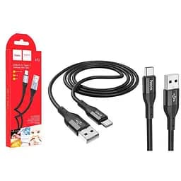 Кабель Hoco X72 Pisces Cable USB to MicroUSB 2,4A 1m White