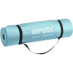 Килимок (мат) для фітнесу та йоги Gymtek NBR 1см бірюза - мініатюра 8