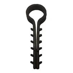 Крепление-елка (зажим) Спектр Lux круглый 10 черный (внут. уп.100шт) (100/20ящ)