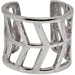 Серебряная серьга-кафф на хеликс.  9132452Р