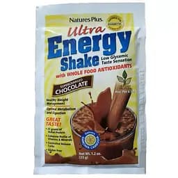 Замінник харчування NaturesPlus Chocolate Ultra Energy Shake смак шоколаду 264 г