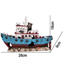 Декорація корабель Kruger Meier Shipwreck 28x9x18 см (301220) - мініатюра 2