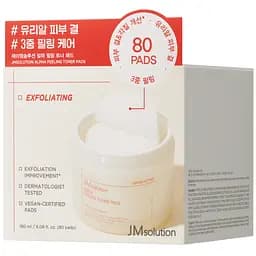 Тонер-педи з альфа-гідроксикислотами JMsolution Alpha Peeling Toner Pads 80 шт. - мініатюра 8