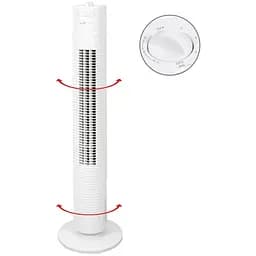 Вентилятор колонный Clatronic TVL 3770  78cm, мощность 35вт, белый