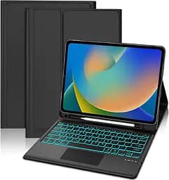 Чохол з клавіатурою IVEOPPE для iPad Air 13 дюймів 2024 (M2) - Чохол з клавіатурою Touchpad для iPad Pro 12,9 дюйма
