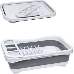 Сушарка для посуду складна 117-030 силікон/пластик