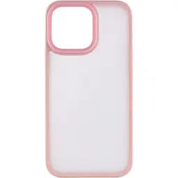 TPU+PC чохол Metal Buttons для Apple iPhone 14 Pro 6.1" Розовий - мініатюра 2