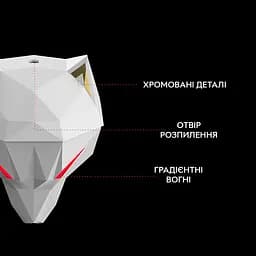 Зволожувач повітря, аромадифузор портативний Kinscoter Guardian Wolf SH-L162 650 мл, White - мініатюра 14