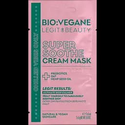 Крем-маска для обличчя Bio:Vegane супер заспокоєння 2 х 5 мл